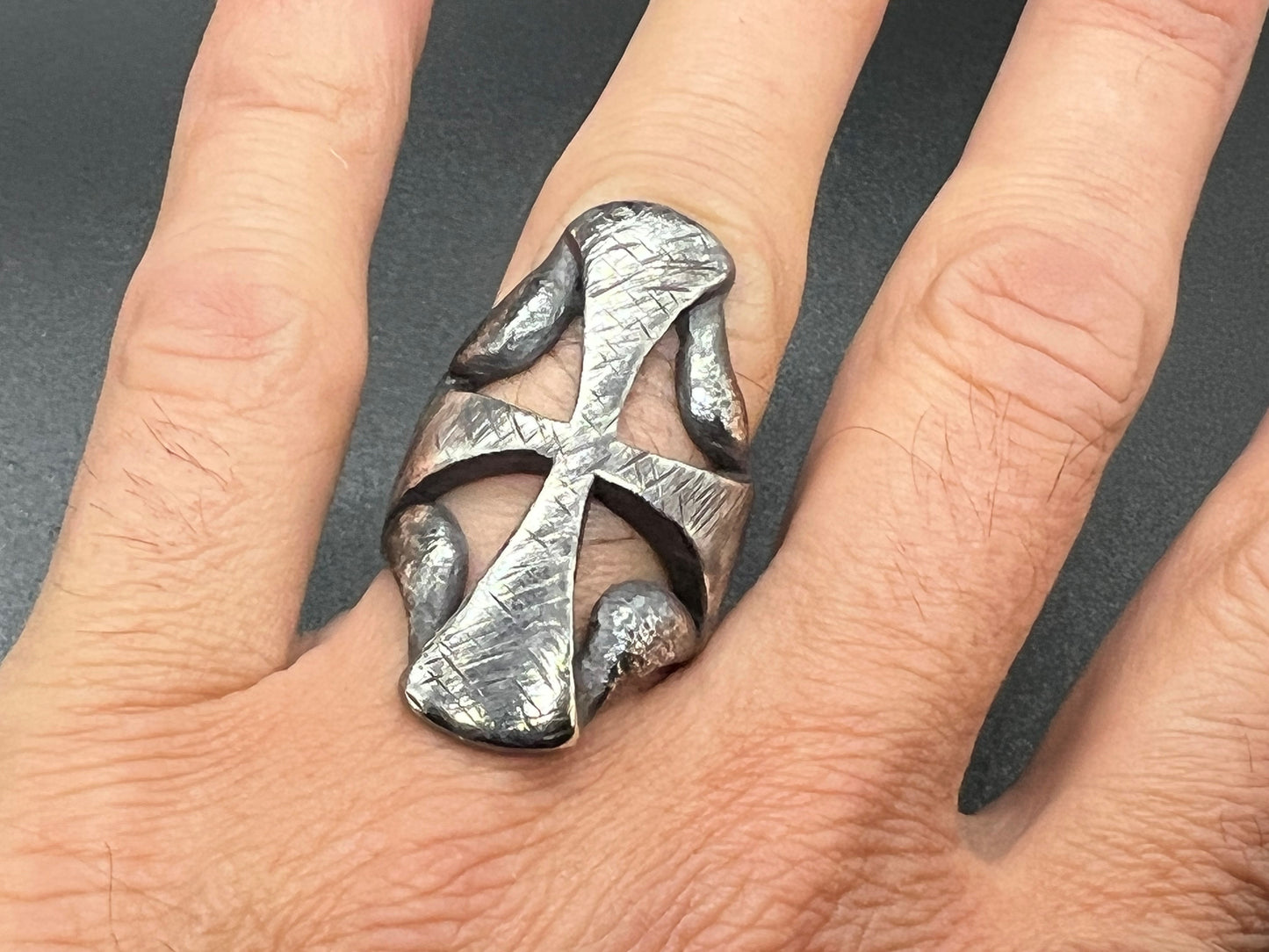 The Cross Ring Silver